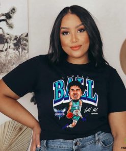 LaMelo Ball Charlotte Hornets cartoon signature shirt