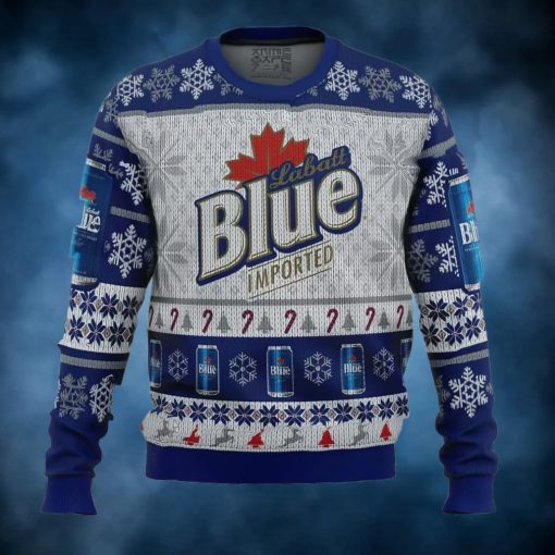 Labatt Blue Beer Ugly Christmas Sweater, Faux Wool Sweater, Gifts For Beer Lovers, International Beer Day, Best Christmas Gifts For 2022 – Prinvity