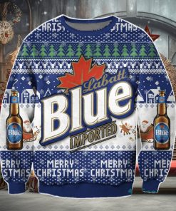 Labatt Blue Imported 3D Ugly Christmas Sweater Christmas Gift