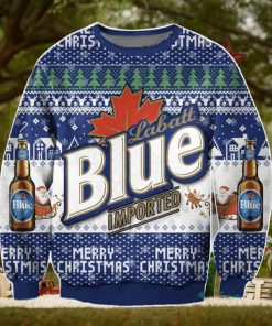 Labatt Blue Imported 3D Ugly Christmas Sweater Christmas Gift