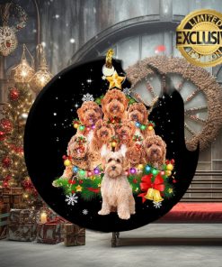 Labradoodle Christmas Tree Lights 2023 Holiday Gifts For Dog Lovers Christmas Decorations Ornament