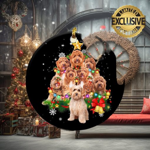 Labradoodle Christmas Tree Lights 2023 Holiday Gifts For Dog Lovers Christmas Decorations Ornament