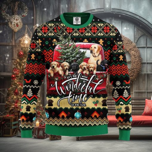 Labrador Retriever Ugly Christmas Sweater For Men Women
