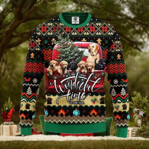 Labrador Retriever Ugly Christmas Sweater For Men Women