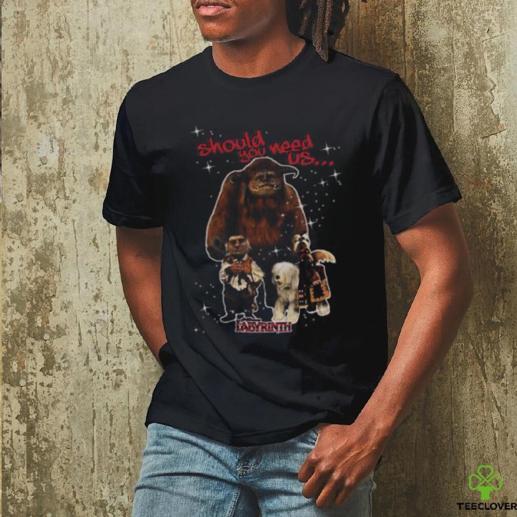 Labyrinth Should You Need Us Brand A Transparen T shirt Labyrinth Should You Need Us Brand A Transparen T shirt