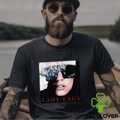 Lady Gaga Concert 2023 T  Shirt, The Fame Us Version Lady Gaga Mens O Neck Classic Tee Shirts, Lady Gaga Concert Tour T  Shirt