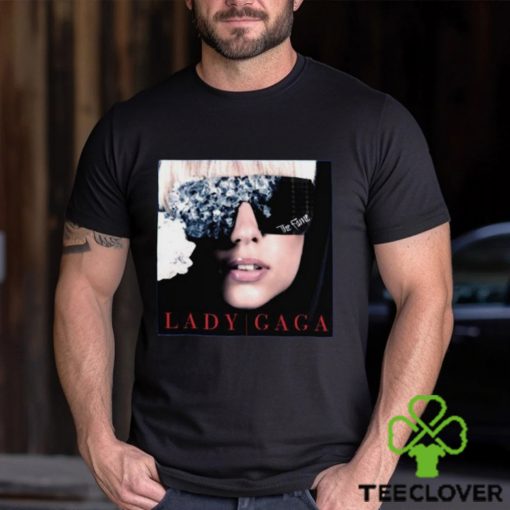 Lady Gaga Concert 2023 T  Shirt, The Fame Us Version Lady Gaga Mens O Neck Classic Tee Shirts, Lady Gaga Concert Tour T  Shirt