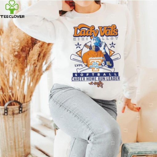 Lady Volunteers Kiki Milloy 2024 LVFL Softball career home run leader signature hoodie, sweater, longsleeve, shirt v-neck, t-shirt