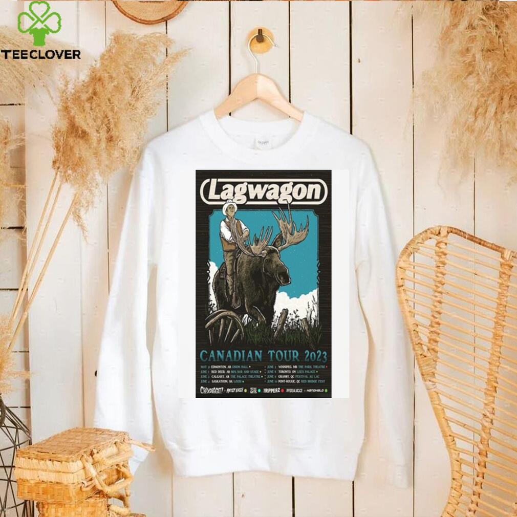 Lagwagon 2023 Canadian Tour Poster Shirt Lagwagon 2023 Canadian Tour Poster Shirt