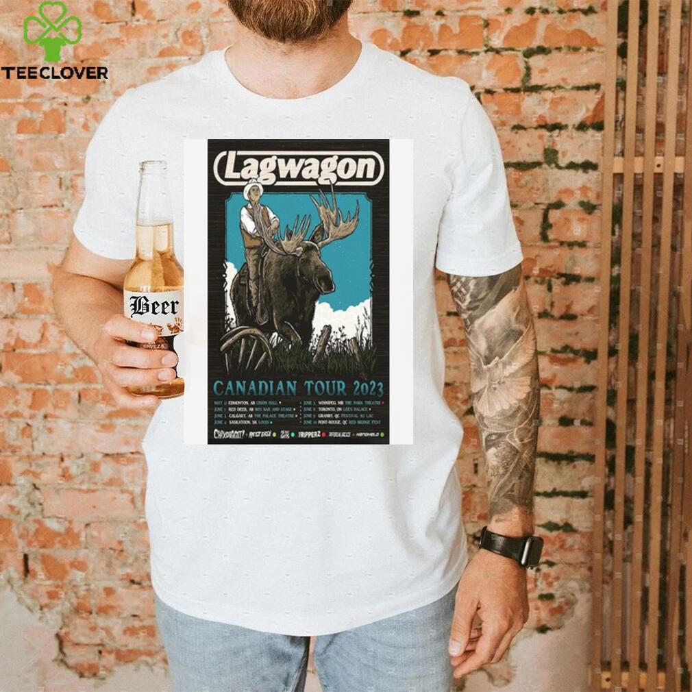 Lagwagon 2023 Canadian Tour Poster Shirt Lagwagon 2023 Canadian Tour Poster Shirt