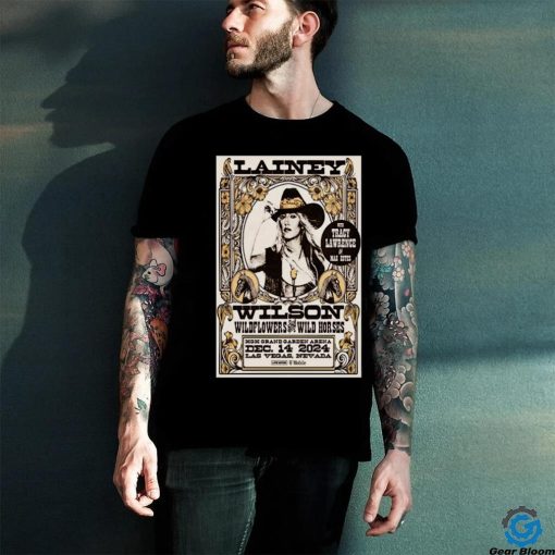 Lainey Wilson MGM Grand Garden Arena in Las Vegas NV Dec 14 2024 Poster Shirt