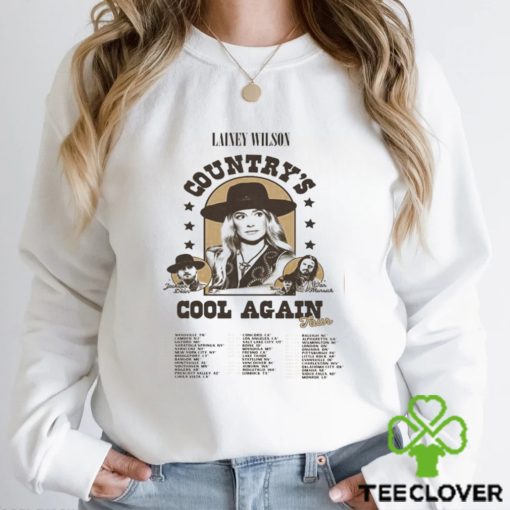 Lainey Wilson Signature Shirt Country’s Cool Again Tour 2024 Fan Hoodie Unisex