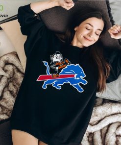 Lake Erie Teams Bills Browns Lions Logo Shirt