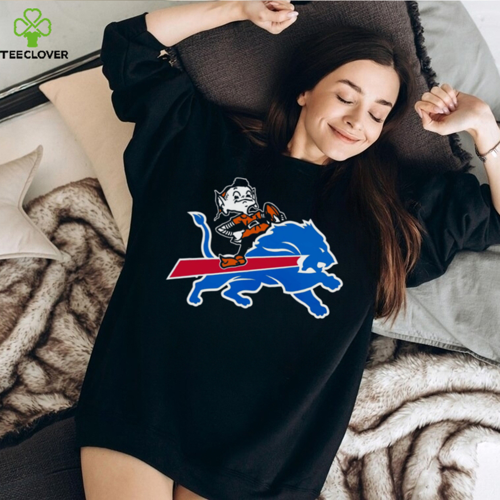 Lake Erie Teams Bills Browns Lions Logo Shirt