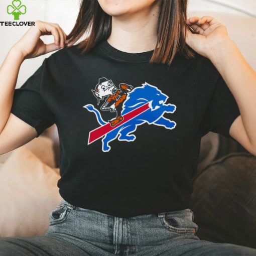 Lake Erie Teams Bills Browns Lions Logo Shirt