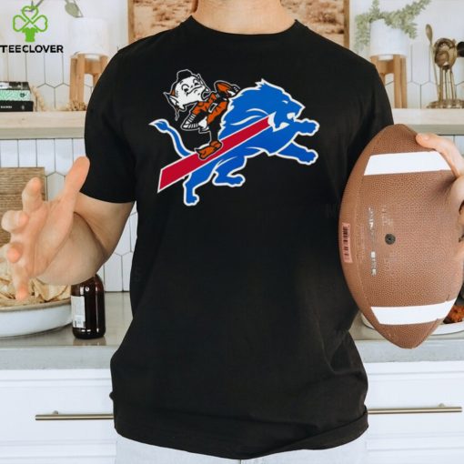 Lake Erie Teams Bills Browns Lions Logo Shirt