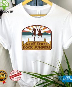 Lake Ethel Dock Jumpers est 2017 logo T shirt