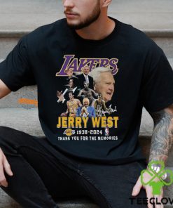 Lakers Jerr West 1938 2024 Thank You For The Memories T Shirt