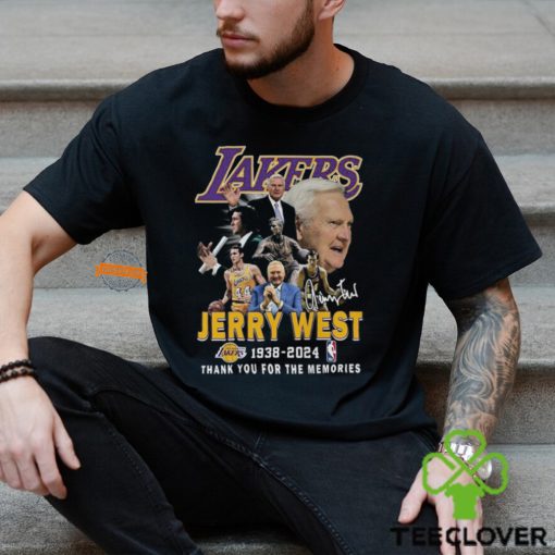 Lakers Jerr West 1938 2024 Thank You For The Memories T Shirt