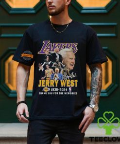 Lakers Jerr West 1938 2024 Thank You For The Memories T Shirt