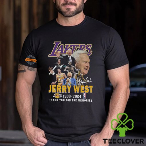 Lakers Jerr West 1938 2024 Thank You For The Memories T Shirt
