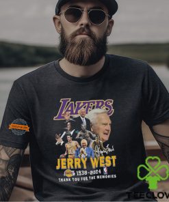Lakers Jerr West 1938 2024 Thank You For The Memories T Shirt