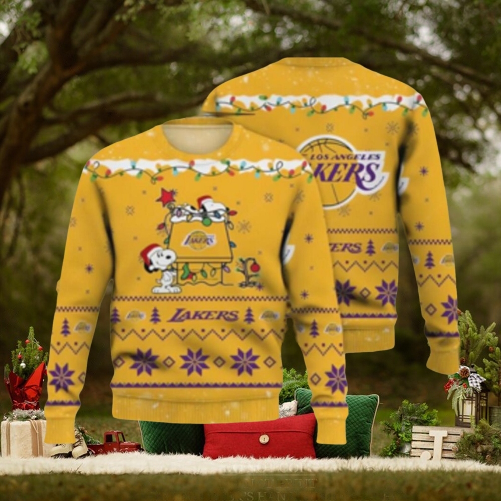 Lakers ugly christmas on sale sweater