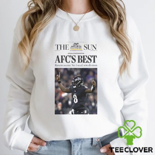 Lamar Jackson Afc’s Best Ravens Secure No1 Shirt