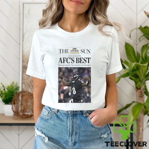 Lamar Jackson Afc’s Best Ravens Secure No1 Shirt