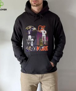 Lamar Jackson And Cal Ripken Jr. Baltimore City Sports Teams Signatures Shirt