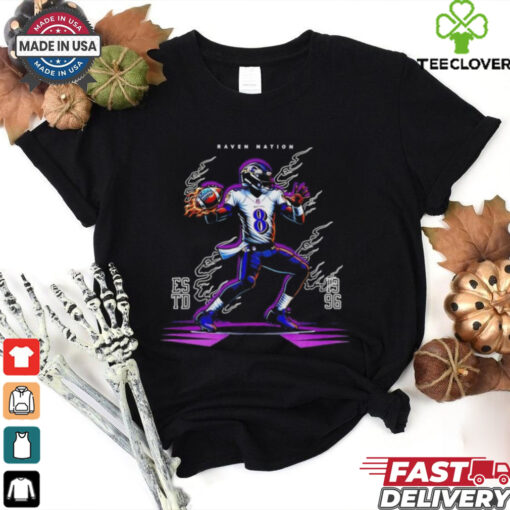 Lamar Jackson Baltimore Raven Estd 1996 Football shirt