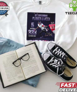 Lamar Jackson Baltimore Ravens AFC Offensive Player Of The Week 5 Touchdowns 333 All Purpose Yards Signature Poster t shirt