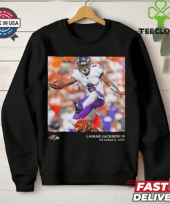 Lamar Jackson Baltimore Ravens NFL Flash Features Week 5 shirt