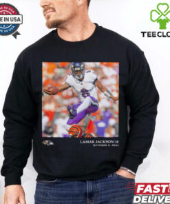 Lamar Jackson Baltimore Ravens NFL Flash Features Week 5 hoodie, sweater, longsleeve, shirt v-neck, t-shirt