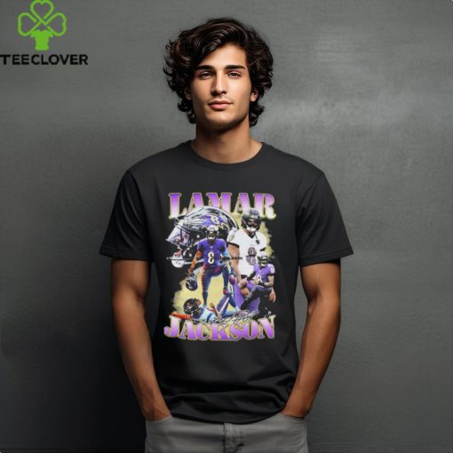 Lamar Jackson Baltimore Ravens signature t hoodie, sweater, longsleeve, shirt v-neck, t-shirt