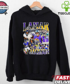 Lamar Jackson Football quarterback Baltimore Ravens graphic shirt