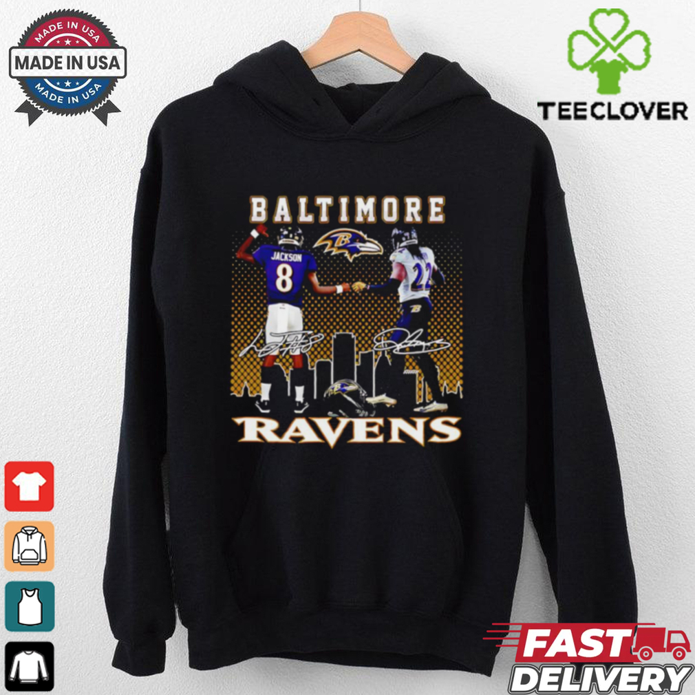 Lamar Jackson and Derrick Henry Baltimore Ravens high five shirt Lamar Jackson and Derrick Henry Baltimore Ravens high five shirt