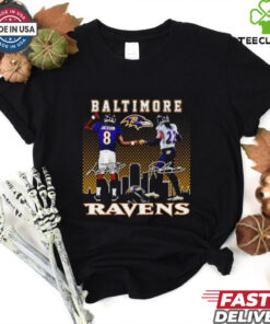 Lamar Jackson and Derrick Henry Baltimore Ravens high five shirt