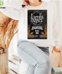 Lamb of god killswitch engage 2022 concert tour poster shirt