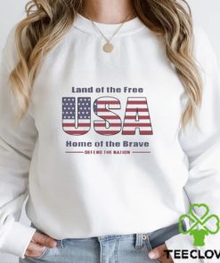 Land Of The Free Home Of The Brave Usa Shirt