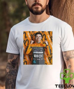 Lando Norris Of McLaren F1 Takes Second And The Three Extra Points With It In United States GP 2023 Unisex T shirt