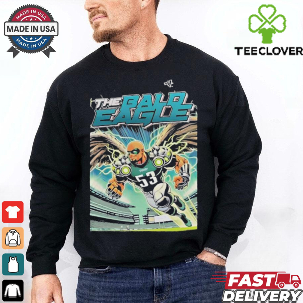 Landon Dickerson Wearing The Bald Eagle Zack Baun Philadelphia Eagles Philly T shirts Landon Dickerson Wearing The Bald Eagle Zack Baun Philadelphia Eagles Philly T shirts