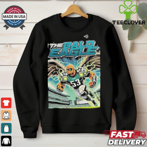 Landon Dickerson Wearing The Bald Eagle Zack Baun Philadelphia Eagles Philly T shirts