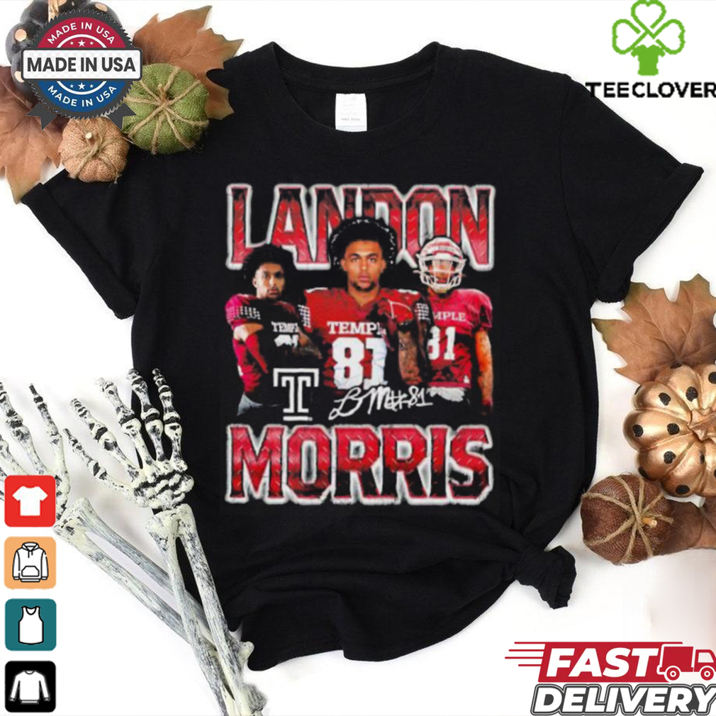 Landon Morris Temple football 90s retro shirt Landon Morris Temple football 90s retro shirt
