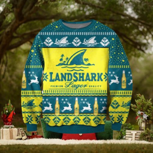 Landshark Lager Beer Ugly Christmas Sweater 3D Gift For Men And Women 3D Gift For Men And Women