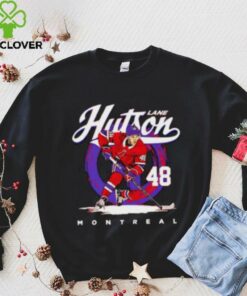 Lane Hutson Montreal Canadaiens Brush Signature Shirt