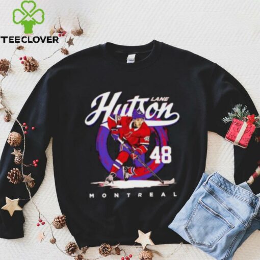 Lane Hutson Montreal Canadaiens Brush Signature Shirt