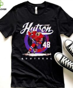 Lane Hutson Montreal Canadaiens Brush Signature Shirt