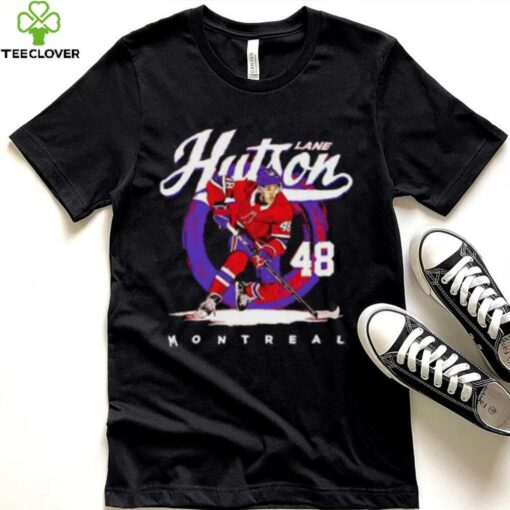 Lane Hutson Montreal Canadaiens Brush Signature Shirt