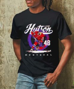 Lane Hutson Montreal Canadaiens Brush Signature Shirt